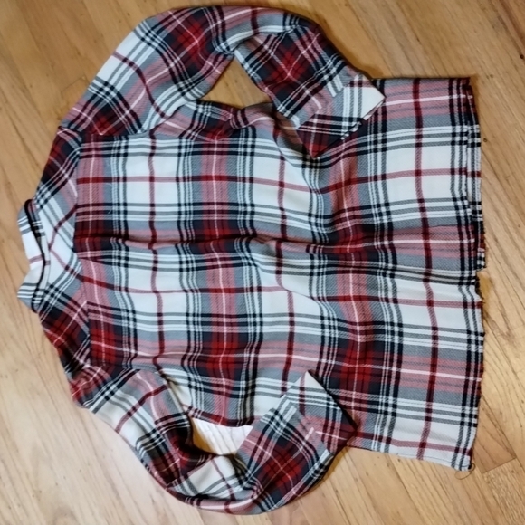 Market & Spruce women's plaid long sleeve button up shirt Sz M - Picture 8 of 14